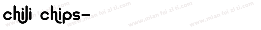 chili chips字体转换